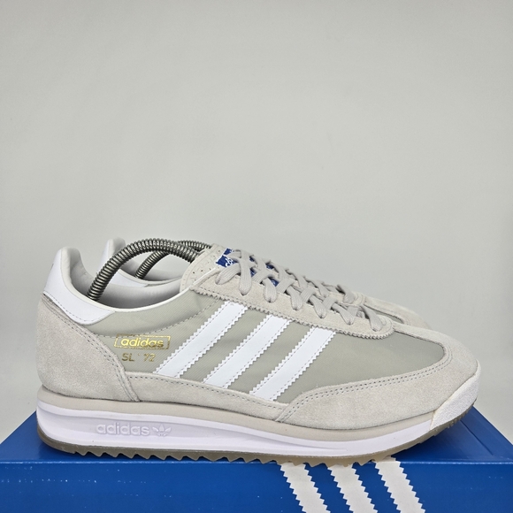New adidas SL 72 RS Grey Cloud White Men's Shoes Size 9.5 - Picture 3 of 8